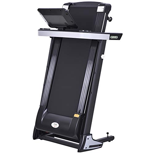HOMCOM Cinta de Correr Eléctrica Plegable con 12 Programas Pantalla LCD Soportes de Objetos Botón de Emergencia Velocidad 12 km/h Motor 500 W Carga 100 kg 71x128x122 Negro HOMCOM Cinta de Correr Eléctrica Plegable con 12 Programas Pantalla LCD Soportes de Objetos Botón de Emergencia Velocidad 12 km/h Motor 500 W Carga 100 kg 71x128x122 Negro