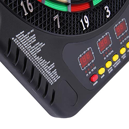 HOMCOM Diana Electronica con 6 Dardos Juego Digital con Sonido En Bar Gimnasio para hasta 27 Juego con 243 Variantes 44x51.5x3.2 HOMCOM Diana Electronica con 6 Dardos Juego Digital con Sonido En Bar Gimnasio para hasta 27 Juego con 243 Variantes 44x51.5x3.2