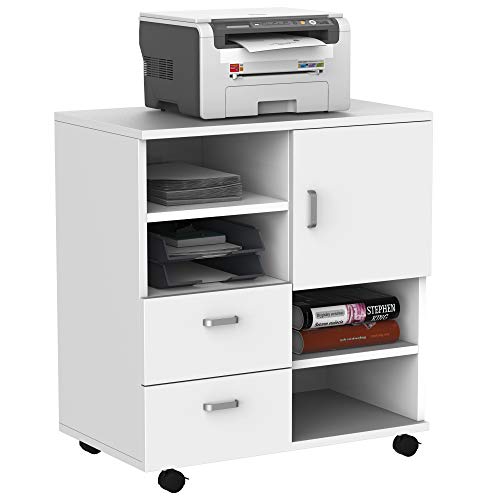 HOMCOM Mesa Armario movil Mueble TV Madera + cajones y Puerta Consola Comedor cajonera HOMCOM Mesa Armario movil Mueble TV Madera + cajones y Puerta Consola Comedor cajonera