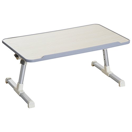 HOMCOM Mesa de Ordenador Ajustable y Plegable Soporte Escritorio para Portátil Mesa sobre Sofá Cama para Desayuno Lectura de Niños Bandeja Leyendo 54x30x22.5-32cm HOMCOM Mesa de Ordenador Ajustable y Plegable Soporte Escritorio para Portátil Mesa sobre Sofá Cama para Desayuno Lectura de Niños Bandeja Leyendo 54x30x22.5-32cm