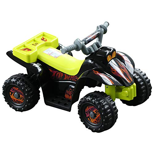 HOMCOM Quad Bateria 6V Moto Eléctrica Infantil Niños 3 años Velocidad 2.5 Km/h Carga Máx 20 Kg Sonido Luces Cargador Incluido HOMCOM Quad Bateria 6V Moto Eléctrica Infantil Niños 3 años Velocidad 2.5 Km/h Carga Máx 20 Kg Sonido Luces Cargador Incluido