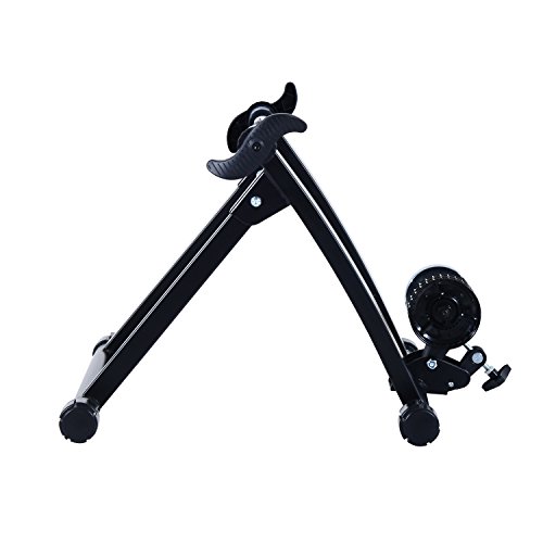 HOMCOM Rodillo Entrenamiento Bicicleta Acero Cicloentrenador Negro Bici Interior Ciclismo HOMCOM Rodillo Entrenamiento Bicicleta Acero Cicloentrenador Negro Bici Interior Ciclismo