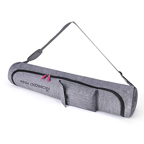 HomdMarket Bolsa de Estera de Yoga Bolsas de Transporte Cubierta de Lona Impermeable con Bolsillos para Equipo de Yoga Bolsa de 72 cm Correa Ajustable y Larga, fácil Acceso HomdMarket Bolsa de Estera de Yoga Bolsas de Transporte Cubierta de Lona Impermeable con Bolsillos para Equipo de Yoga Bolsa de 72 cm Correa Ajustable y Larga, fácil Acceso