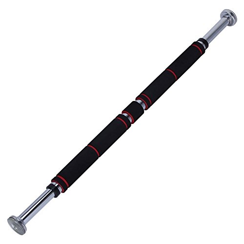 Home-Neat Barra de dominadas para Pared, Negro Opaco, Carga maxima-300kg Home-Neat Barra de dominadas para Pared, Negro Opaco, Carga maxima-300kg