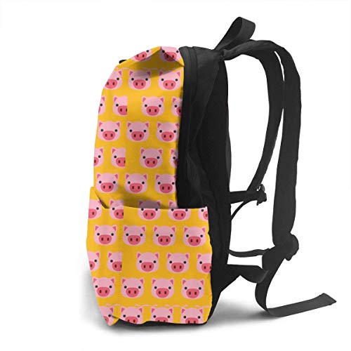 Homebe Mochila Unisex, Mochilas y Bolsas,Lovely Pig Face Printed Primary Junior High School Bag Bookbag