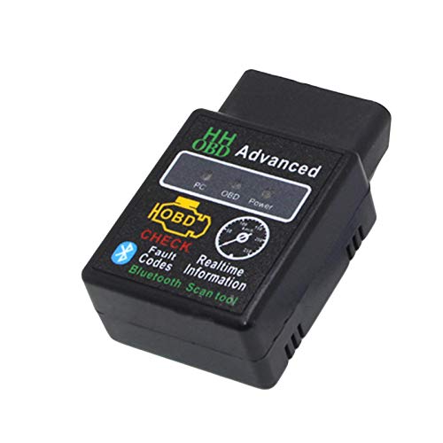 Homeriy Lector de Código de Automóvil con Escáner Obd2 para Automóvil con Controlador de Cd Funciona con Vehículos Compatibles con Obd-Ii