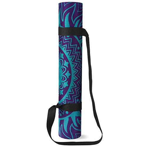 HOMFA Esterilla Yoga Antideslizante Yoga Mat 2-in-1 de Tapete y Toalla Double Capa 4.2mm de Grosor Colchoneta de yoga de Caucho Natural 185 x 67.4cm (Morado oscuro) HOMFA Esterilla Yoga Antideslizante Yoga Mat 2-in-1 de Tapete y Toalla Double Capa 4.2mm de Grosor Colchoneta de yoga de Caucho Natural 185 x 67.4cm (Morado oscuro)