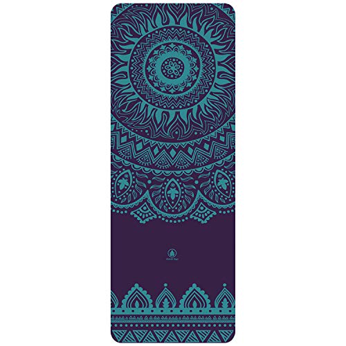HOMFA Esterilla Yoga Antideslizante Yoga Mat 2-in-1 de Tapete y Toalla Double Capa 4.2mm de Grosor Colchoneta de yoga de Caucho Natural 185 x 67.4cm (Morado oscuro) HOMFA Esterilla Yoga Antideslizante Yoga Mat 2-in-1 de Tapete y Toalla Double Capa 4.2mm de Grosor Colchoneta de yoga de Caucho Natural 185 x 67.4cm (Morado oscuro)