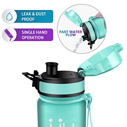 HoneyHolly Botella de Agua Deportes 350ml/500ml/800ml/1000ml/1500ml Sin Bpa & Apertura con un Solo botón Reutilizable Filtro Botella Gimnasio Tritan Plástico para Niños, Sport, Gimnasio, Trekking HoneyHolly Botella de Agua Deportes 350ml/500ml/800ml/1000ml/1500ml Sin Bpa & Apertura con un Solo botón Reutilizable Filtro Botella Gimnasio Tritan Plástico para Niños, Sport, Gimnasio, Trekking