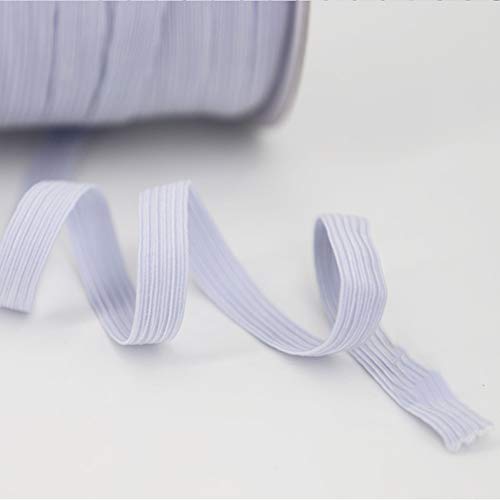 HONGY - Cinta elástica para costura de prendas de vestir, para cinturillas, plana, de látex, elástica, invisible, portátil, ajustable, lavable, 0,3 cm, color blanco, No nulo, negro, 0.5cm HONGY - Cinta elástica para costura de prendas de vestir, para cinturillas, plana, de látex, elástica, invisible, portátil, ajustable, lavable, 0,3 cm, color blanco, No nulo, negro, 0.5cm
