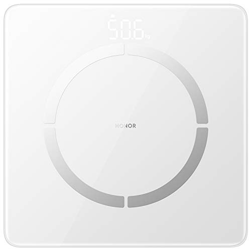 Honor Scale 2-Báscula Baño Inteligente Grasa Corporal Bluetooth, 14 Indicadores Clave (IMC/Peso/Frecuencia Cardíaca/Análisis de Composición Corporal) Honor Scale 2-Báscula Baño Inteligente Grasa Corporal Bluetooth, 14 Indicadores Clave (IMC/Peso/Frecuencia Cardíaca/Análisis de Composición Corporal)