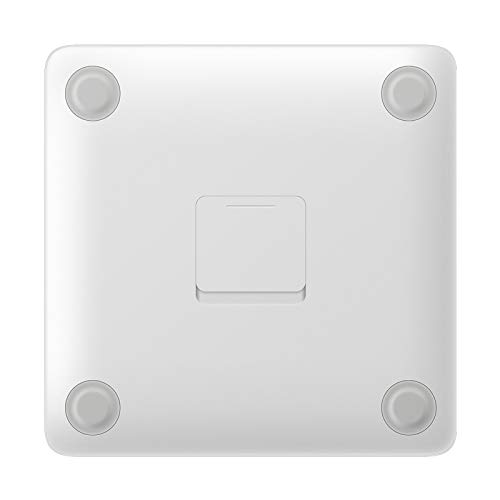 HONOR Scale 2-Bascula de Grasa Corporal Bluetooth con pantalla LED de hasta 150kg, 11 Mediciónes de Peso IMC Visceral e Muscular para Android, Blanco