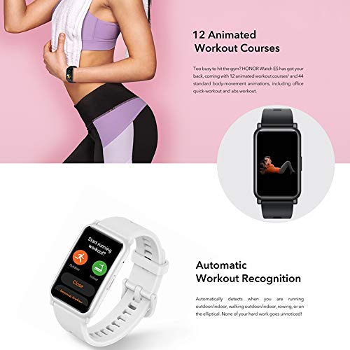 HONOR Watch ES Smartwatch Reloj Inteligente de Deporte 5ATM de Pantalla 1,64" con Monitor de Pulsómetro, Blood Pressure y Sueño Pulsera de Actividad Fitness Tracker Unisex Android iOS (Negro) HONOR Watch ES Smartwatch Reloj Inteligente de Deporte 5ATM de Pantalla 1,64" con Monitor de Pulsómetro, Blood Pressure y Sueño Pulsera de Actividad Fitness Tracker Unisex Android iOS (Negro)