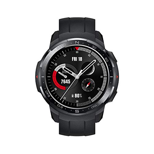 HONOR Watch GS Pro Smartwatch Relojes Inteligente Mujer Hombre,25Días de Duración de la Batería, Monitoreo de SpO2 y Frecuencia Cardíaca, Notificación de Mensaje de Llamada Bluetooth GPS 5ATM,Negro