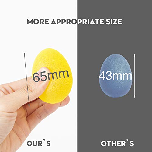HOOMAGIC 4 Piezas Pelota Rehabilitacion Mano Pelota Antiestres Pelotas Ejercicio Manos Ejercicio de Agarre para Dedo Muneca Ejercicios y Fortalecimiento HOOMAGIC 4 Piezas Pelota Rehabilitacion Mano Pelota Antiestres Pelotas Ejercicio Manos Ejercicio de Agarre para Dedo Muneca Ejercicios y Fortalecimiento