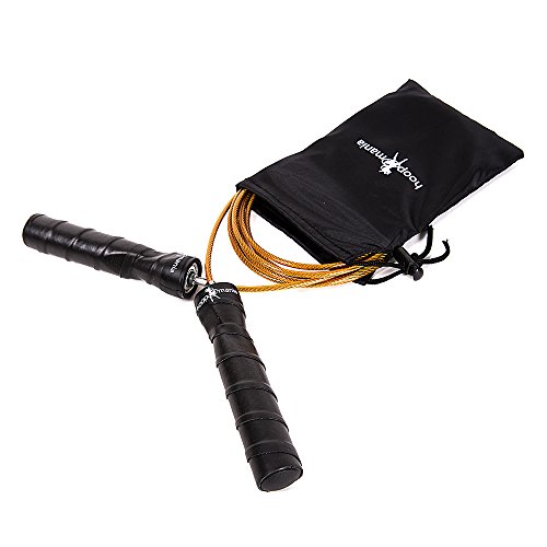 Hoopomania® Speed Rope II, Cuerda de Saltar para los Atletas Profesionales, Boxeadores Profesionales, Crossfit para Principiantes + Bonus Bolsa Hoopomania® Speed Rope II, Cuerda de Saltar para los Atletas Profesionales, Boxeadores Profesionales, Crossfit para Principiantes + Bonus Bolsa