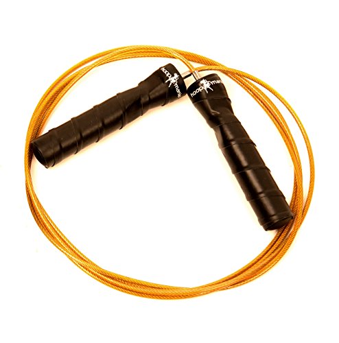 Hoopomania® Speed Rope II, Cuerda de Saltar para los Atletas Profesionales, Boxeadores Profesionales, Crossfit para Principiantes + Bonus Bolsa Hoopomania® Speed Rope II, Cuerda de Saltar para los Atletas Profesionales, Boxeadores Profesionales, Crossfit para Principiantes + Bonus Bolsa