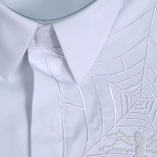 HOSD Nueva Camisa de Tela de araña con Bordado de precisión de, Camisa para Hombre, Ropa para Hombre HOSD Nueva Camisa de Tela de araña con Bordado de precisión de, Camisa para Hombre, Ropa para Hombre