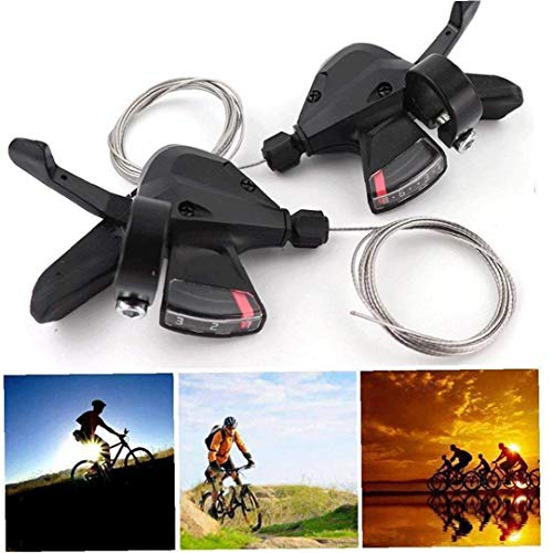 Hotaden Moto variador de Velocidad 3x8 Velocidad de Bicicletas Desviador Izquierda Speed ??Gear/Derecha Shifter aleación de Aluminio Pulgar Shifter MTB Accesorios 1Pair Balck Hotaden Moto variador de Velocidad 3x8 Velocidad de Bicicletas Desviador Izquierda Speed ??Gear/Derecha Shifter aleación de Aluminio Pulgar Shifter MTB Accesorios 1Pair Balck