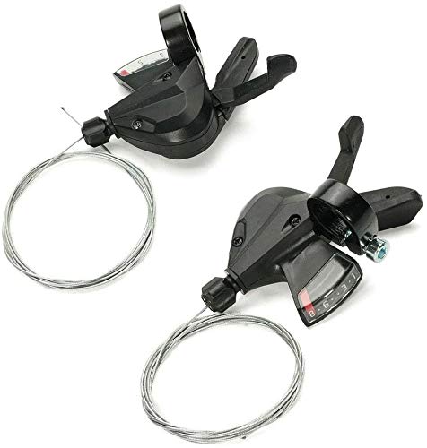 Hotaden Moto variador de Velocidad 3x8 Velocidad de Bicicletas Desviador Izquierda Speed ??Gear/Derecha Shifter aleación de Aluminio Pulgar Shifter MTB Accesorios 1Pair Balck Hotaden Moto variador de Velocidad 3x8 Velocidad de Bicicletas Desviador Izquierda Speed ??Gear/Derecha Shifter aleación de Aluminio Pulgar Shifter MTB Accesorios 1Pair Balck