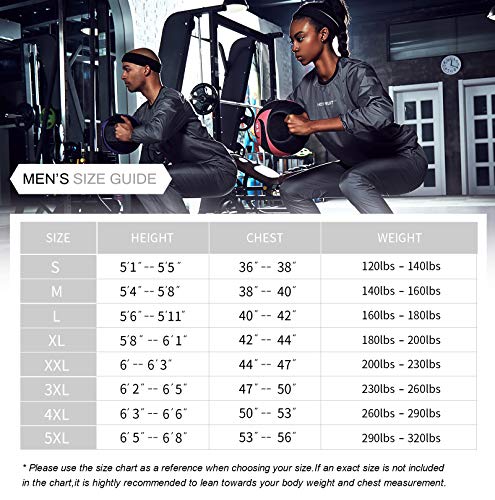HOTSUIT Traje Sauna Hombres Trajes de Sudoración Pérdida de Peso Gimnasio Entrenamiento Chándal Trajes de Sudor, Gris, XL HOTSUIT Traje Sauna Hombres Trajes de Sudoración Pérdida de Peso Gimnasio Entrenamiento Chándal Trajes de Sudor, Gris, XL