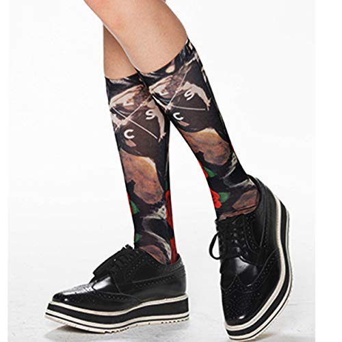 Houlipeng Calcetines con patrón de Arte 3D de la Bandera de España para Hombres y Mujeres, Divertidos, Locos, Correr, atléticos, Viajes, Deportes, Calcetines sobre la Pantorrilla Houlipeng Calcetines con patrón de Arte 3D de la Bandera de España para Hombres y Mujeres, Divertidos, Locos, Correr, atléticos, Viajes, Deportes, Calcetines sobre la Pantorrilla