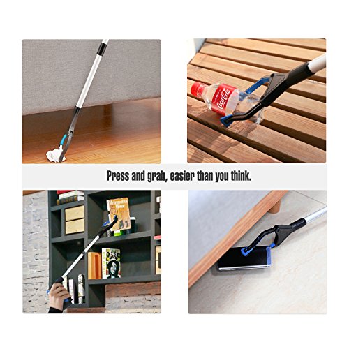 Housolution Pinzas Extensibles Larga, 83 cm Plegable Herramienta de Captura, Herramienta de Alcance de Aluminio con Agarre de Goma Giratorio, Extensor de Brazo Largo para Recogedor de Basura - Azul Housolution Pinzas Extensibles Larga, 83 cm Plegable Herramienta de Captura, Herramienta de Alcance de Aluminio con Agarre de Goma Giratorio, Extensor de Brazo Largo para Recogedor de Basura - Azul