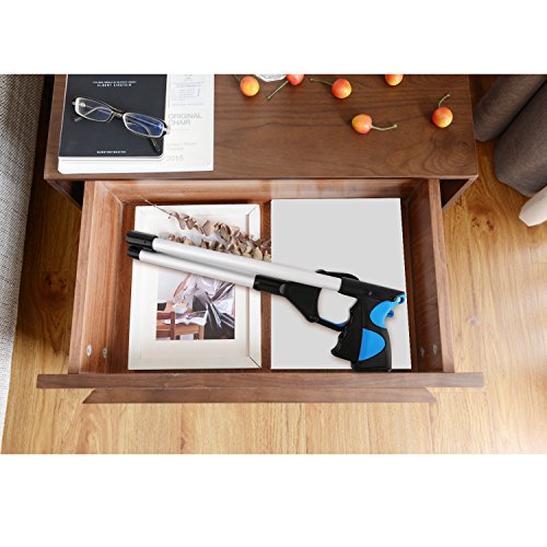 Housolution Pinzas Extensibles Larga, 83 cm Plegable Herramienta de Captura, Herramienta de Alcance de Aluminio con Agarre de Goma Giratorio, Extensor de Brazo Largo para Recogedor de Basura - Azul Housolution Pinzas Extensibles Larga, 83 cm Plegable Herramienta de Captura, Herramienta de Alcance de Aluminio con Agarre de Goma Giratorio, Extensor de Brazo Largo para Recogedor de Basura - Azul