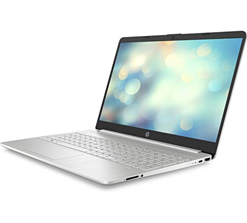 HP 15s-fq1075ns - Ordenador portátil de 15.6" HD (Intel Core i3-1005G1, 8GB RAM, 256GB SSD, gráficos Intel UHD, sin Sistema operativo) gris - Teclado QWERTY Español