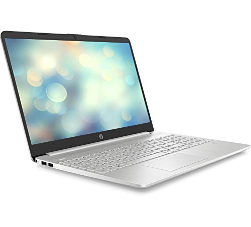 HP 15s-fq1075ns - Ordenador portátil de 15.6" HD (Intel Core i3-1005G1, 8GB RAM, 256GB SSD, gráficos Intel UHD, sin Sistema operativo) gris - Teclado QWERTY Español