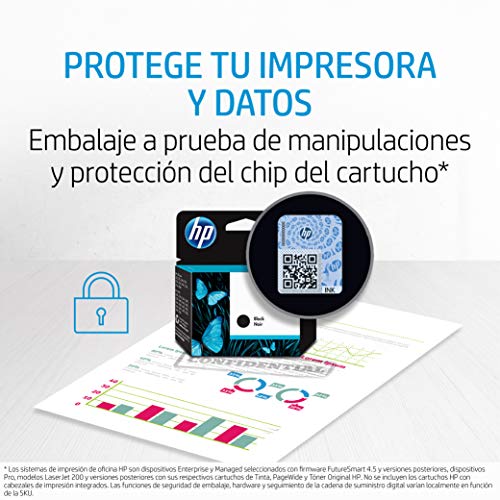 HP 302XL F6U68AE, Negro,. Cartucho de Tinta de Alta Capacidad Original, compatible con impresoras de inyección de tinta HP DeskJet 1110,2130,3630; ENVY 4520; OfficeJet 3830,4650,5220,5230