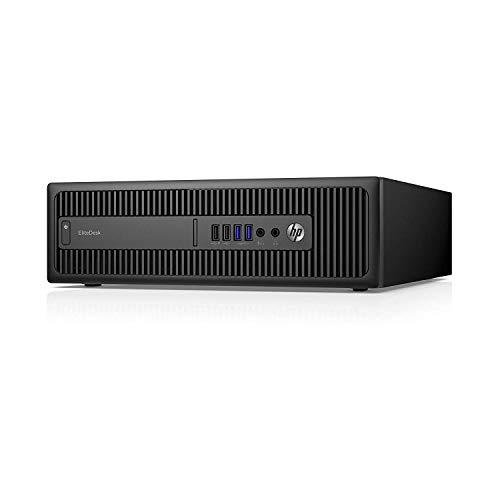HP EliteDesk800 G1 SFF - Ordenador de sobremesa (Intel Core I5-4570 3.2 GHz, 8GB de RAM, Disco SSD 240GB, Lector DVD, Windows 10 Pro) Negro (Reacondicionado) HP EliteDesk800 G1 SFF - Ordenador de sobremesa (Intel Core I5-4570 3.2 GHz, 8GB de RAM, Disco SSD 240GB, Lector DVD, Windows 10 Pro) Negro (Reacondicionado)