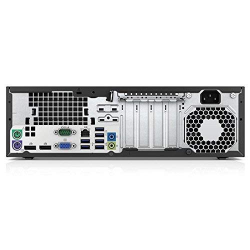 HP EliteDesk800 G1 SFF - Ordenador de sobremesa (Intel Core I5-4570 3.2 GHz, 8GB de RAM, Disco SSD 240GB, Lector DVD, Windows 10 Pro) Negro (Reacondicionado)