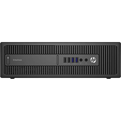 HP EliteDesk800 G1 SFF - Ordenador de sobremesa (Intel Core I5-4570 3.2 GHz, 8GB de RAM, Disco SSD 240GB, Lector DVD, Windows 10 Pro) Negro (Reacondicionado)
