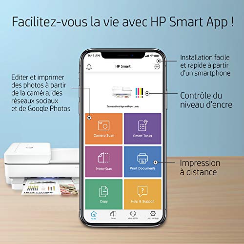 HP Envy 6420 - Impresora multifunción tinta, color, Wi-Fi, Bluetooth 5.0, compatible con Instant Ink (5SE45B) HP Envy 6420 - Impresora multifunción tinta, color, Wi-Fi, Bluetooth 5.0, compatible con Instant Ink (5SE45B)