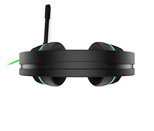 HP Pavilion 400 - Auriculares Gaming con micrófono (Sonido estéreo, Controles Integrados en el Cable, Conector analógico de 3.5 mm) Negro y Verde, Talla Única HP Pavilion 400 - Auriculares Gaming con micrófono (Sonido estéreo, Controles Integrados en el Cable, Conector analógico de 3.5 mm) Negro y Verde, Talla Única