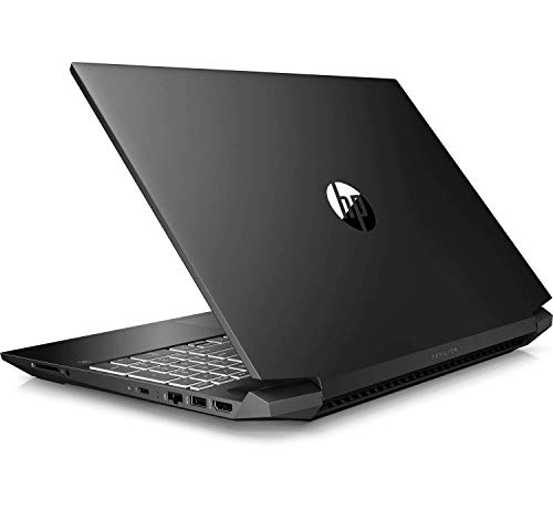 HP Pavilion Gaming 15-ec1008ns - Ordenador portátil de 15.6" FullHD (AMD Ryzen 5 4600H, 8GB RAM, 256GB SSD, Nvidia GTX1050-3GB, sin sistema operativo) negro - Teclado QWERTY Español