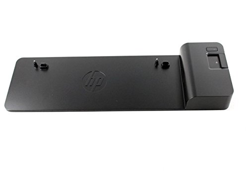 HP UltraSlim Docking Station - Base de conexión para ordenador portátil HP (RJ-45, VGA, USB), negro