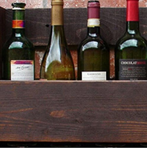 HQQ Estantería de Madera Maciza/vinoteca mostrador de Vino/Estante del Estante del Vino Ceniza de Madera Maciza de Pared Estante del Vino Pintura Verde Muebles de Restaurante