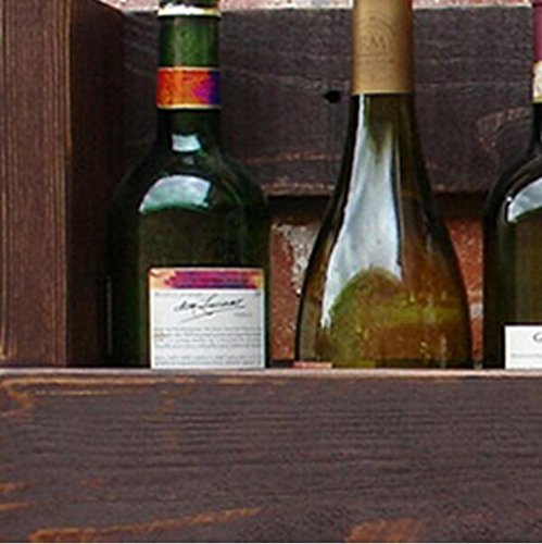 HQQ Estantería de Madera Maciza/vinoteca mostrador de Vino/Estante del Estante del Vino Ceniza de Madera Maciza de Pared Estante del Vino Pintura Verde Muebles de Restaurante