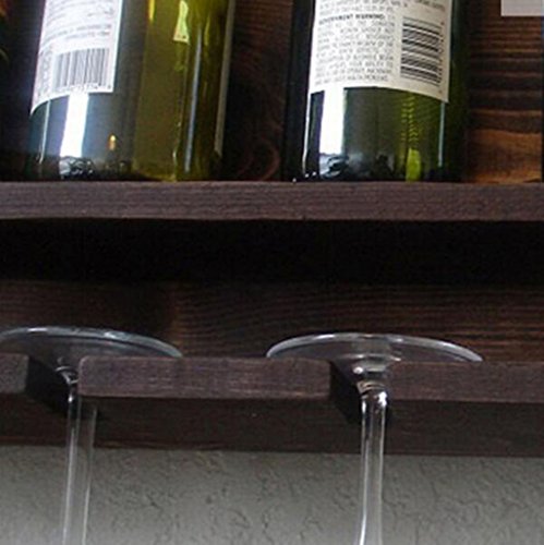 HQQ Estantería de Vino de Madera Maciza, mostrador de vinos/Estante del Vino Estante del Vino/de Madera de Fresno Estante del Vino de Pared/Pintura Verde Muebles de Restaurante