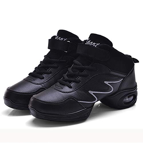 HROYL Zapatillas de Baile Moderno Jazz Gimnasia Zapatillas de Deporte Running Mujer,LYX952-Negro Gris,EU37.5 HROYL Zapatillas de Baile Moderno Jazz Gimnasia Zapatillas de Deporte Running Mujer,LYX952-Negro Gris,EU37.5