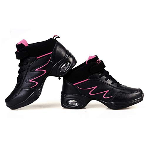 HROYL Zapatillas de Baile Moderno Jazz Gimnasia Zapatillas de Deporte Running Mujer,LYX952-Negro ROSEO,EU37 HROYL Zapatillas de Baile Moderno Jazz Gimnasia Zapatillas de Deporte Running Mujer,LYX952-Negro ROSEO,EU37