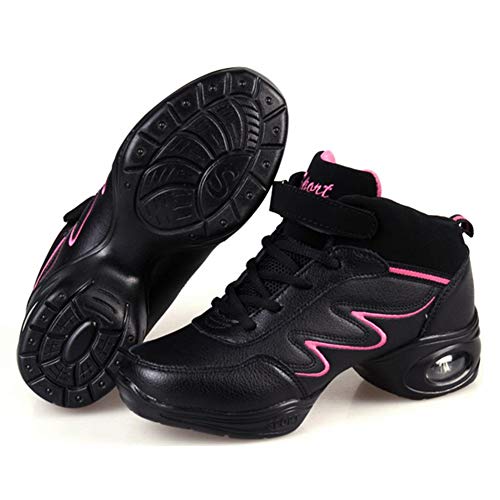 HROYL Zapatillas de Baile Moderno Jazz Gimnasia Zapatillas de Deporte Running Mujer,LYX952-Negro ROSEO,EU37 HROYL Zapatillas de Baile Moderno Jazz Gimnasia Zapatillas de Deporte Running Mujer,LYX952-Negro ROSEO,EU37