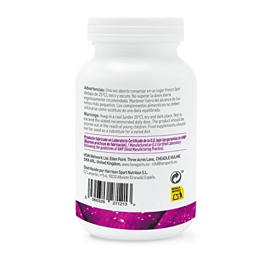 HSN CLA 1000mg Estandarizado para 80% de Ácido Linoléico Conjugado (Omega 6) | Suplemento para Perder Peso, Quemagrasas, Ideal para Definición | Sin Gluten, Sin Lactosa 120 Perlas