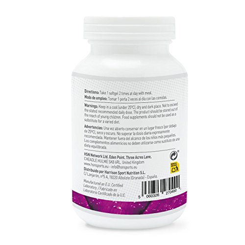 HSN Essentials Omega 3 6 9 de HSN Con Vitamina E, Sin Gluten, Sin Lactosa - 120 Perlas
