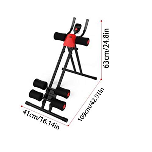 HT&PJ Máquina Profesional De Abdominales Multifuncional Máquina De Fitness Abdominales Ejercita Nuestro Abdomen para Hacernos Más Atractivos (Negro)