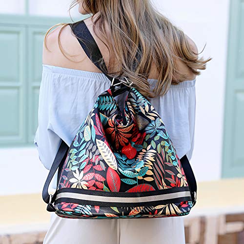 HUAERYOUYUE Bolso Bandolera Mujer Mochila Moda Bolsa de Mensajero Escolares Bolsa Lateral Ligero Bolsas de Viaje Impermeable Colegio Libro Bolsa de Deporte Bolsa Diseño