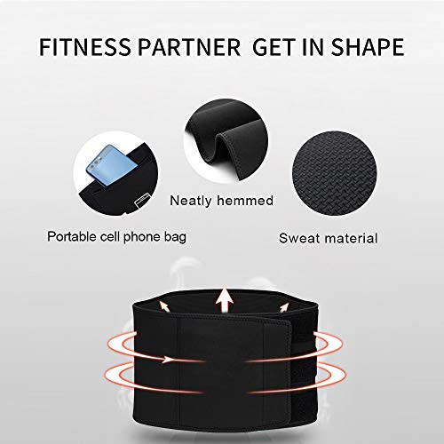 Hually Fajas Reductoras Adelgazantes, Trimmer de Cintura Neopreno Cinturón de Sudor, Cinturón Lumbar Abdominal, Cinturón de Fitness para Acelerar la Pérdida de Peso, Efecto Sauna para Hombre y Mujer Hually Fajas Reductoras Adelgazantes, Trimmer de Cintura Neopreno Cinturón de Sudor, Cinturón Lumbar Abdominal, Cinturón de Fitness para Acelerar la Pérdida de Peso, Efecto Sauna para Hombre y Mujer