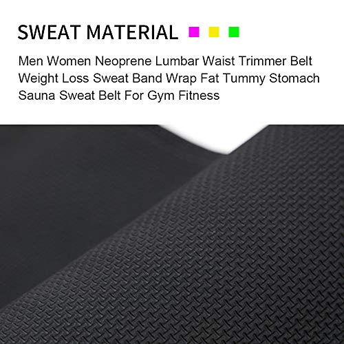 Hually Fajas Reductoras Adelgazantes, Trimmer de Cintura Neopreno Cinturón de Sudor, Cinturón Lumbar Abdominal, Cinturón de Fitness para Acelerar la Pérdida de Peso, Efecto Sauna para Hombre y Mujer Hually Fajas Reductoras Adelgazantes, Trimmer de Cintura Neopreno Cinturón de Sudor, Cinturón Lumbar Abdominal, Cinturón de Fitness para Acelerar la Pérdida de Peso, Efecto Sauna para Hombre y Mujer